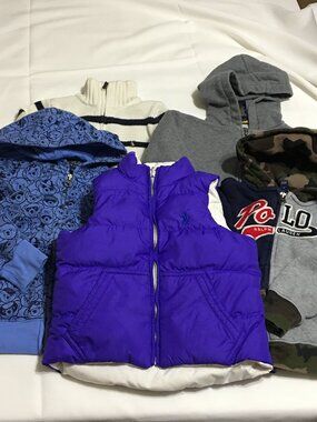 Lot of 5 Polo Ralph Lauren Sweatshirts Toddler Size 3/3T and 4/4T